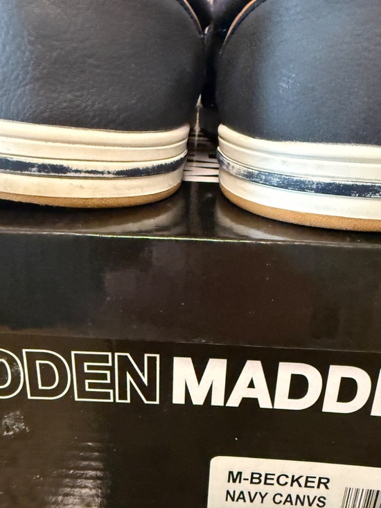 Steve Madden M-Becker Navy Canvas Slip-On Sneakers Size 13 Men’s Casual Shoes main image 6